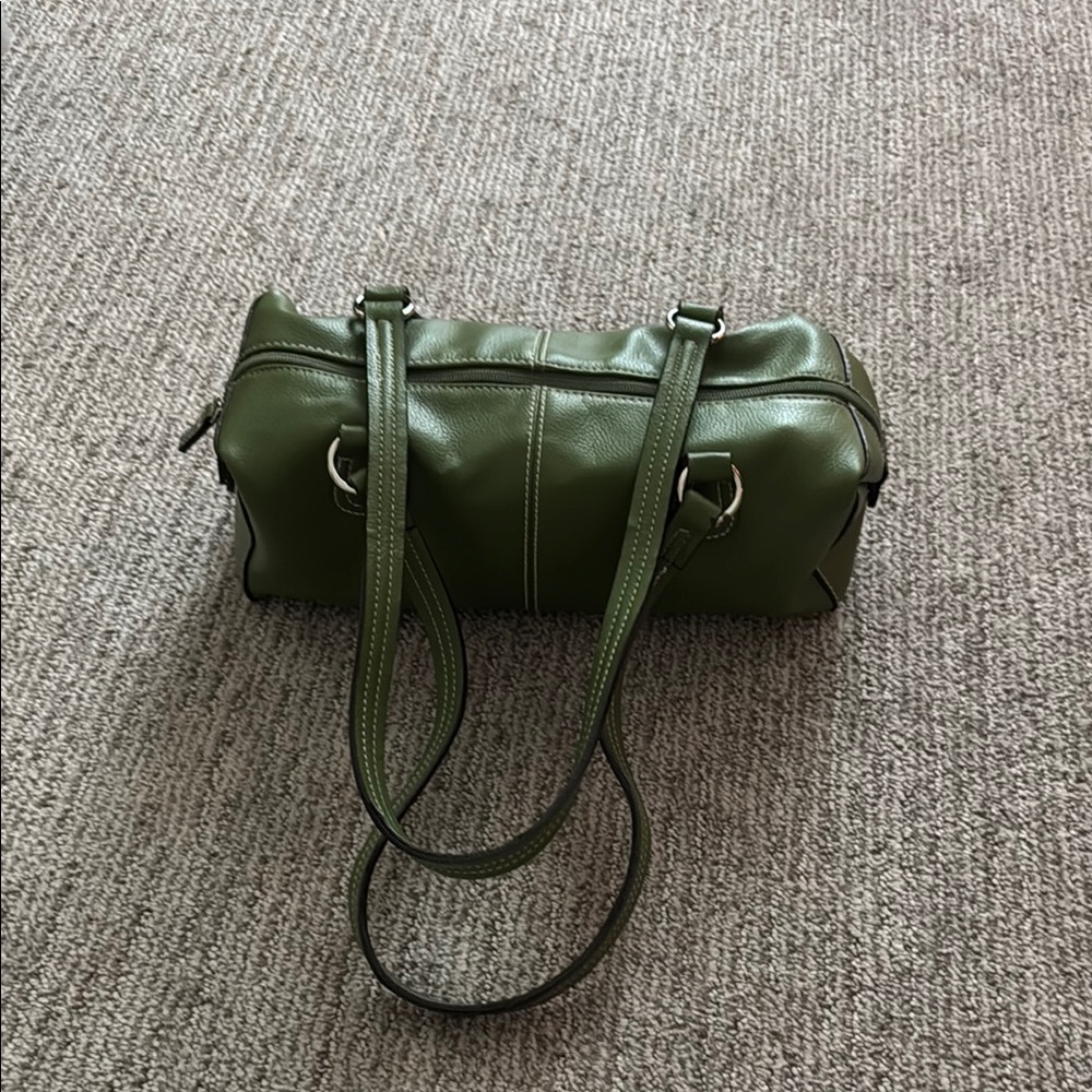 Green “Leather” Women's Bag
